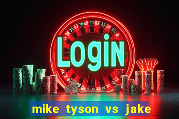 mike tyson vs jake paul assistir online